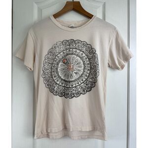 Bliss and Mischief BAM Graphic Short Sleeve Tee Top Now Is Perfect Women's XS